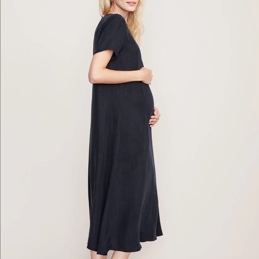 Size 1 Hatch Maternity The James Dress in Black